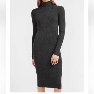 Turtleneck sweater dress
